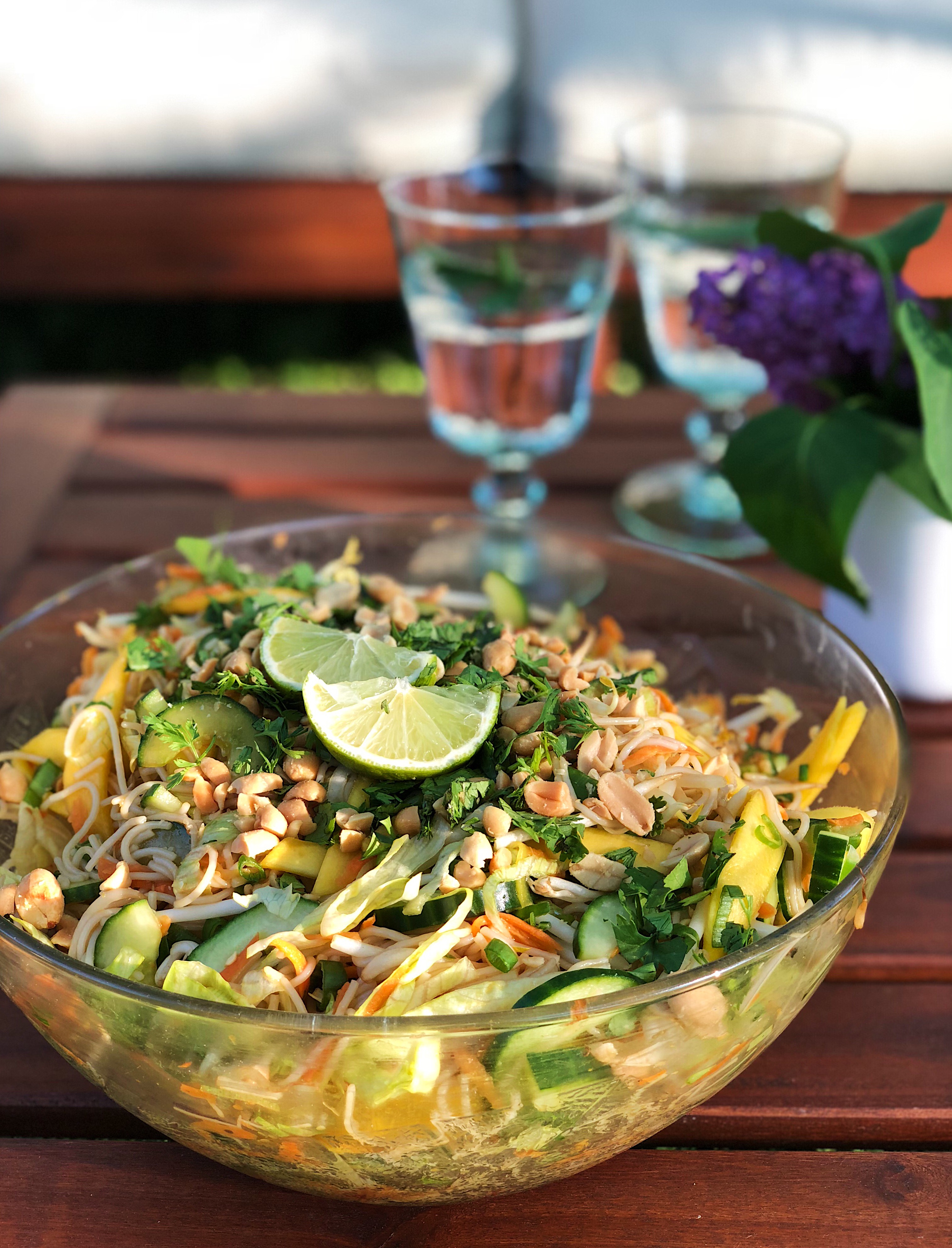 Rezept: Asiatischer Glasnudelsalat