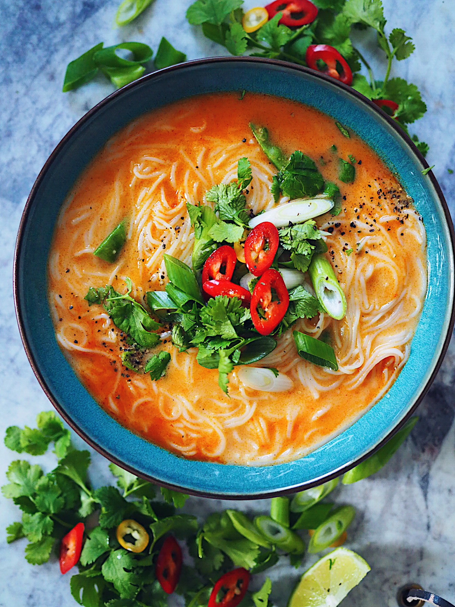 Rezept: Easypeasy Thai-Nudelsuppe