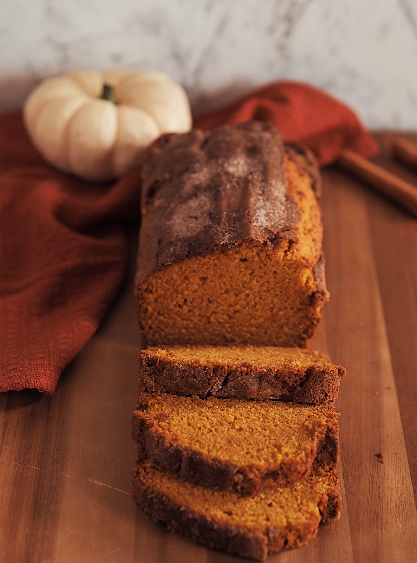 Pumpkin Bread - easypeasy Kastenkuchen mit Kürbispüree | Marry Kotter