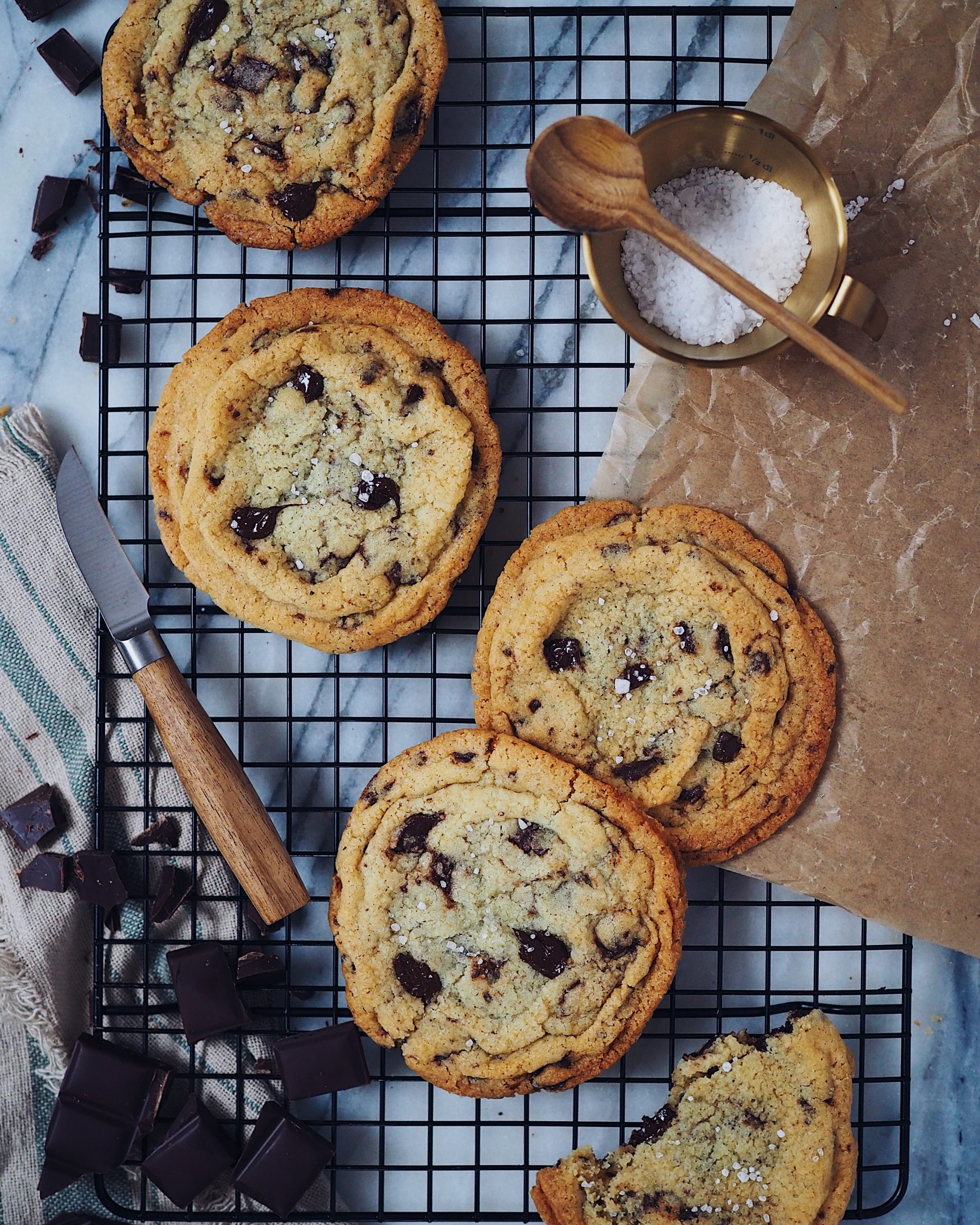 Knusprige Chocolate Chip Cookies